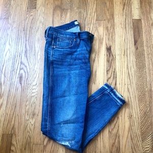 Madewell 9” high rise skinny jeans